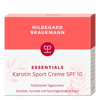 Hildegard Braukmann ESSENTIALS Karotin Sport Creme SPF 10 50 Ml 4 Hildegard Braukmann ESSENTIALS Karotin Sport Creme SPF 10 50 Ml – Bild 2