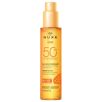 NUXE Sun Huile Solaire Brozante SPF 50 150 Ml 3 NUXE Sun Huile Solaire Brozante SPF 50 150 Ml